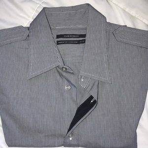 Club Monaco Men Button Up Short Sleeve
